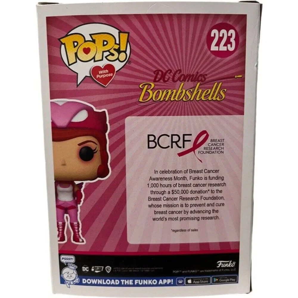 Funko POP! Hawkgirl Vinyl Figure 223 DC Comics Bombshells W Purpose 2021 NIB